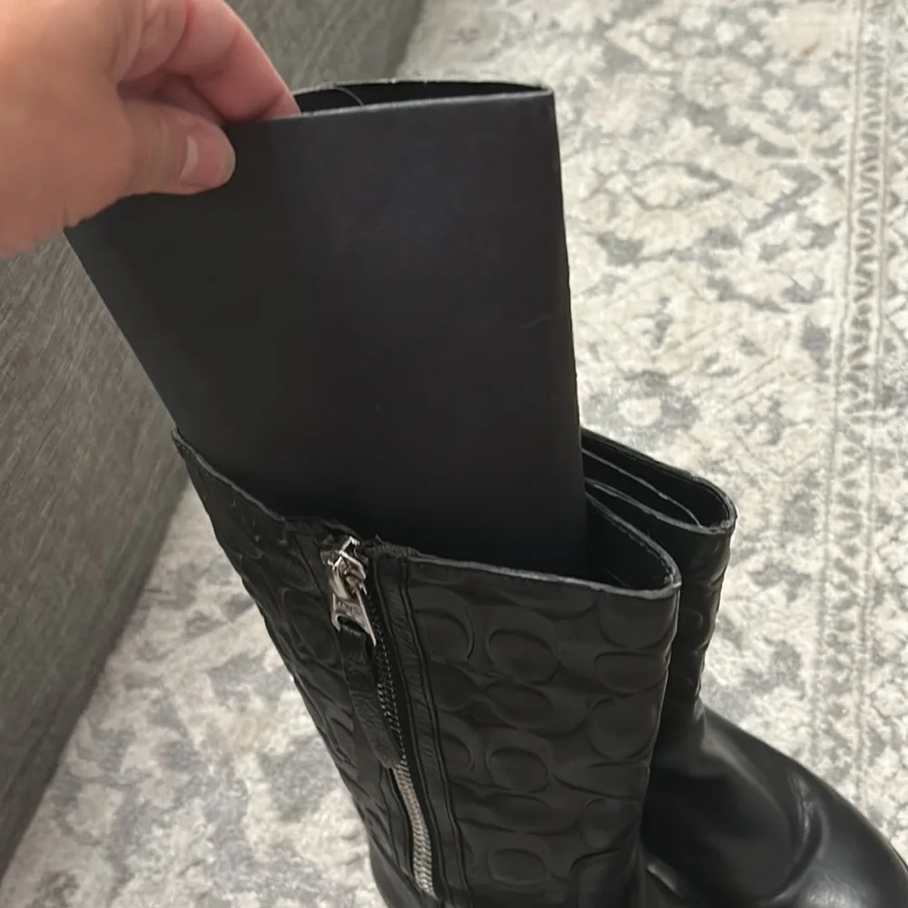 Coach Valentine Leather Boots - Picture 3 of 7